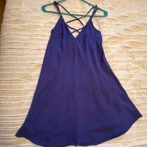 Blue mini dress